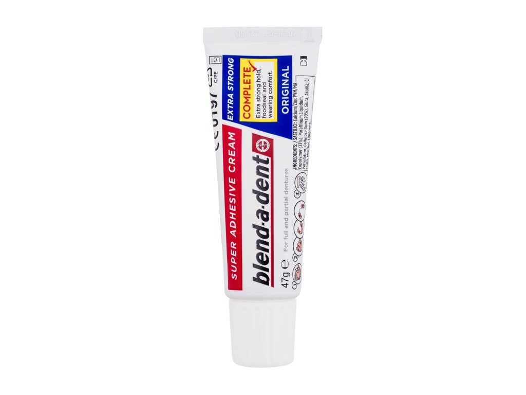 Blend-a-dent Extra Strong Original Super Adhesive Cream 47g Unisex Fixative Cream