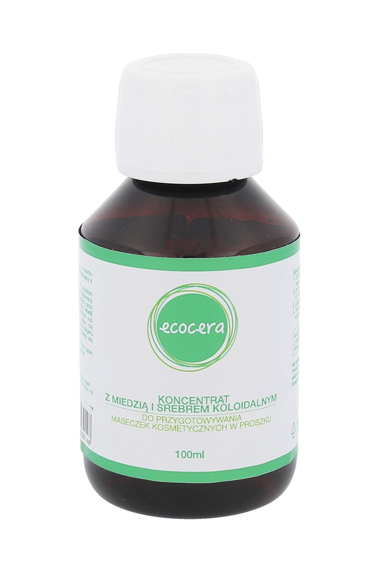 Ecocera Concentrate With Colloidal Cooper And Silver 100ml Veido serumas