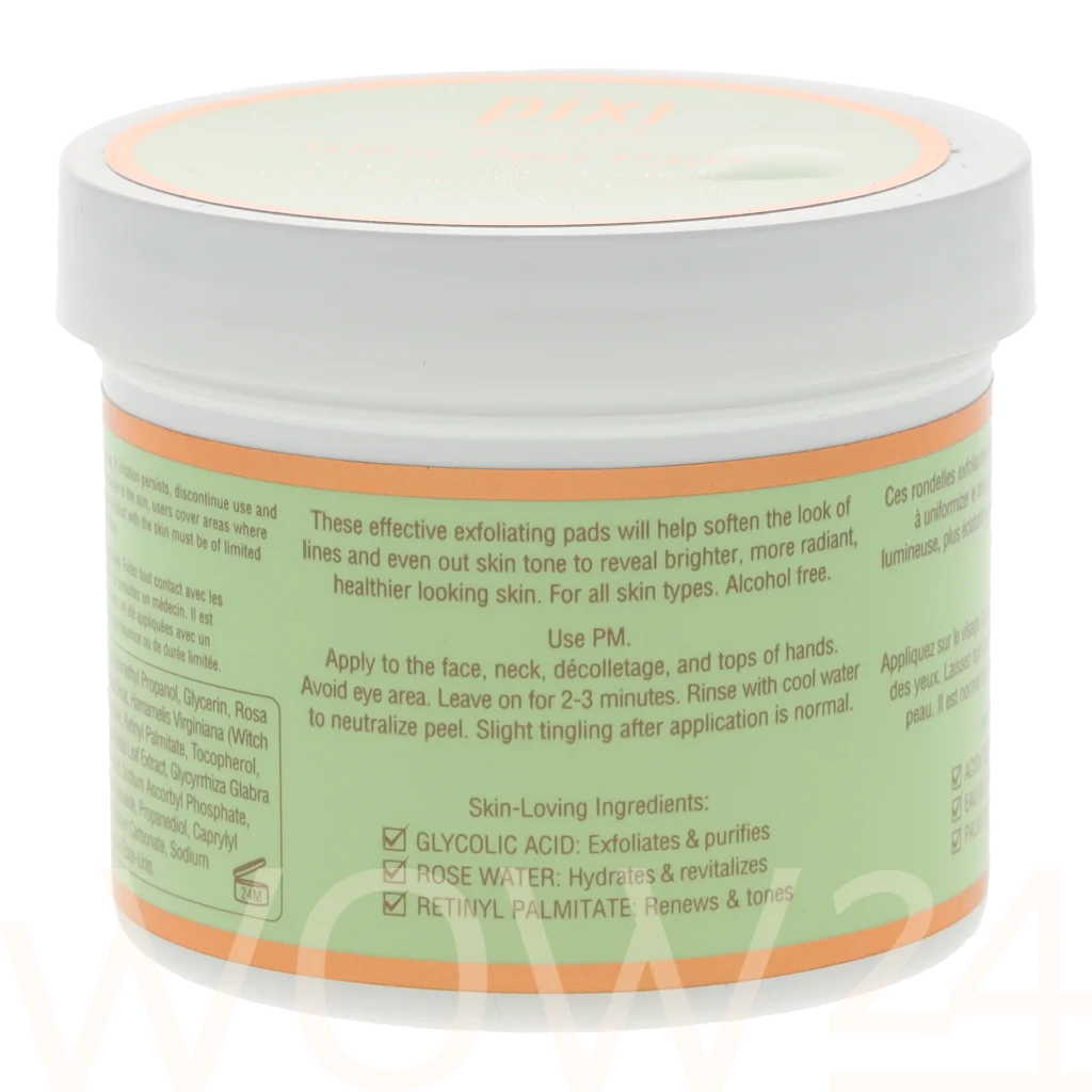 Pixi Glow Peel Pads 60 piece Moterims