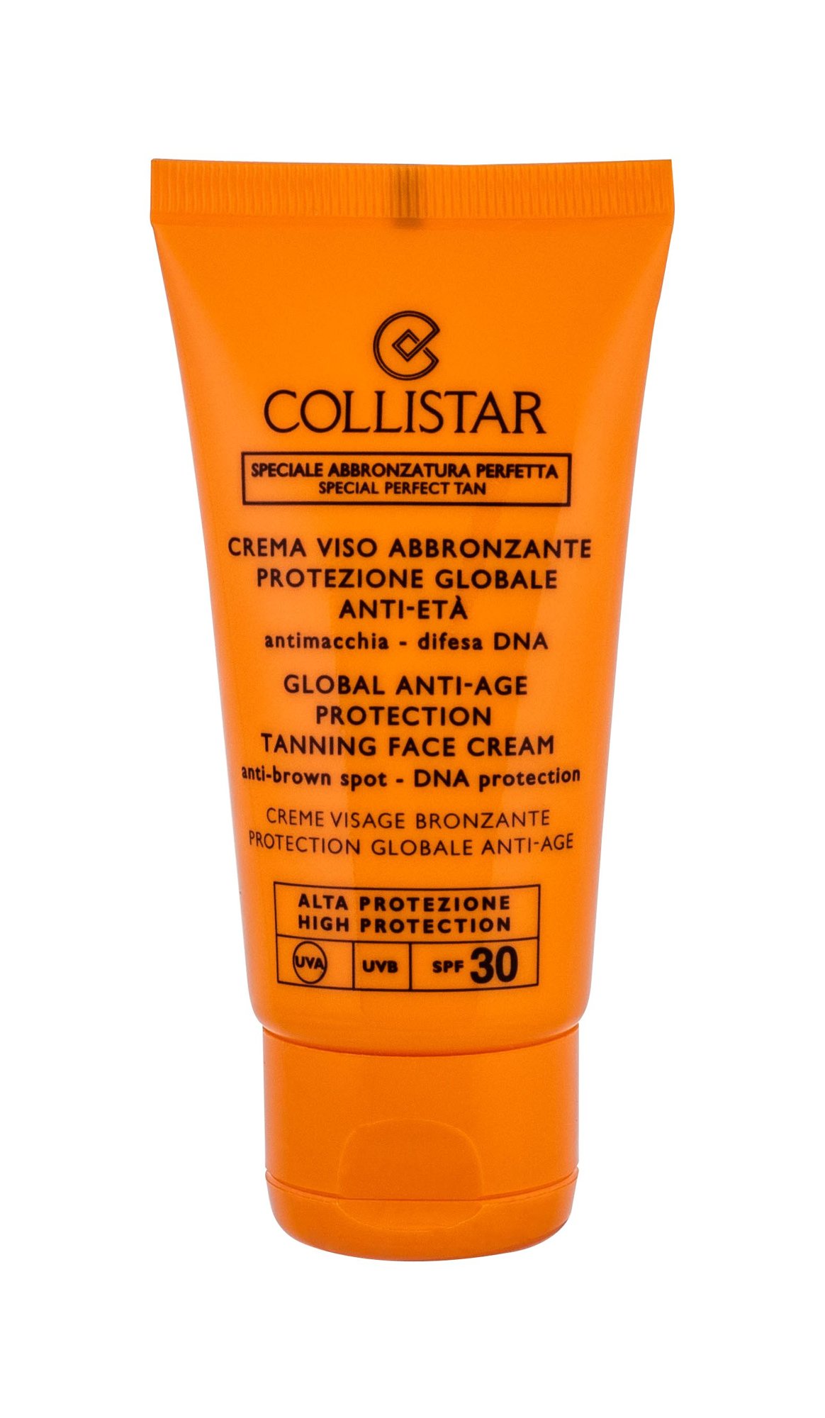Collistar Special Perfect Tan Protection Tanning Face Cream SPF30 50ml veido apsauga