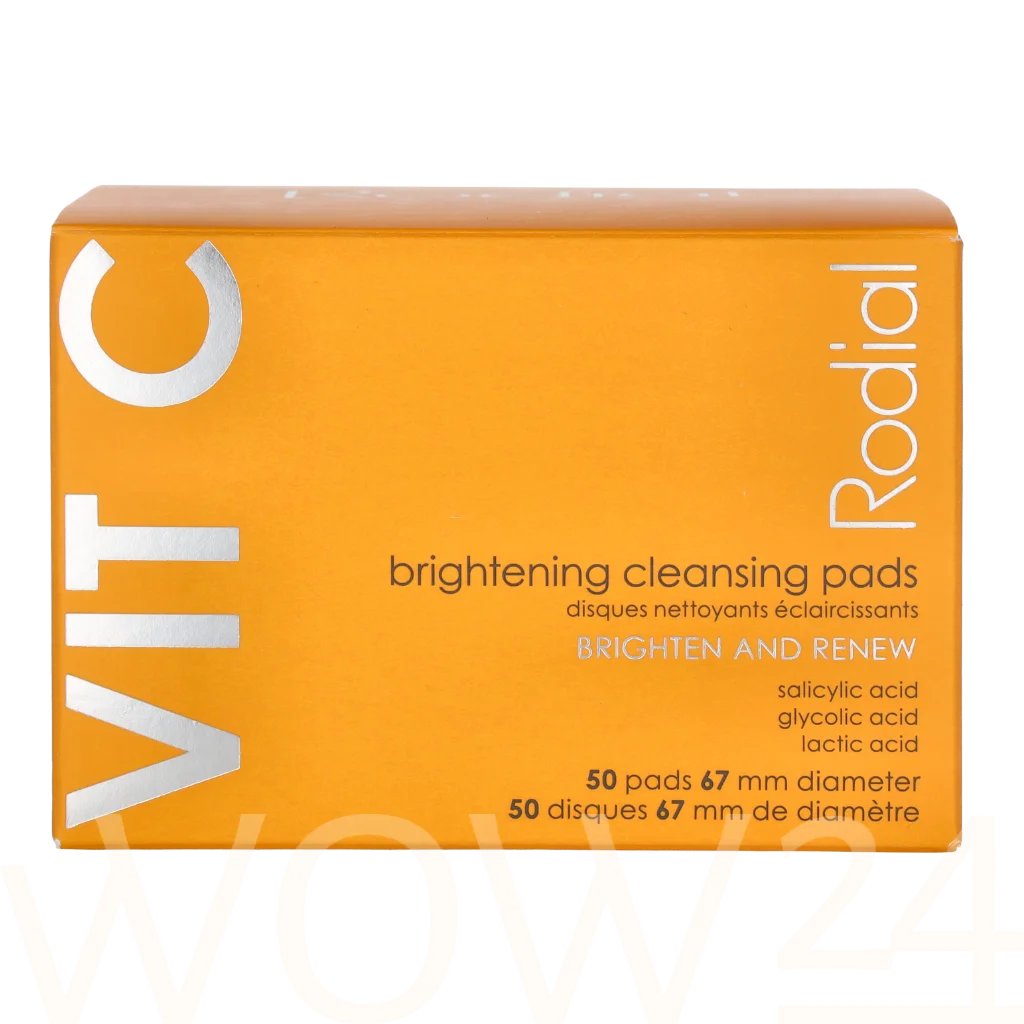 Rodial Rodial Vit C Brightening Cleansing Pads 50 piece drėgnos servetėlės