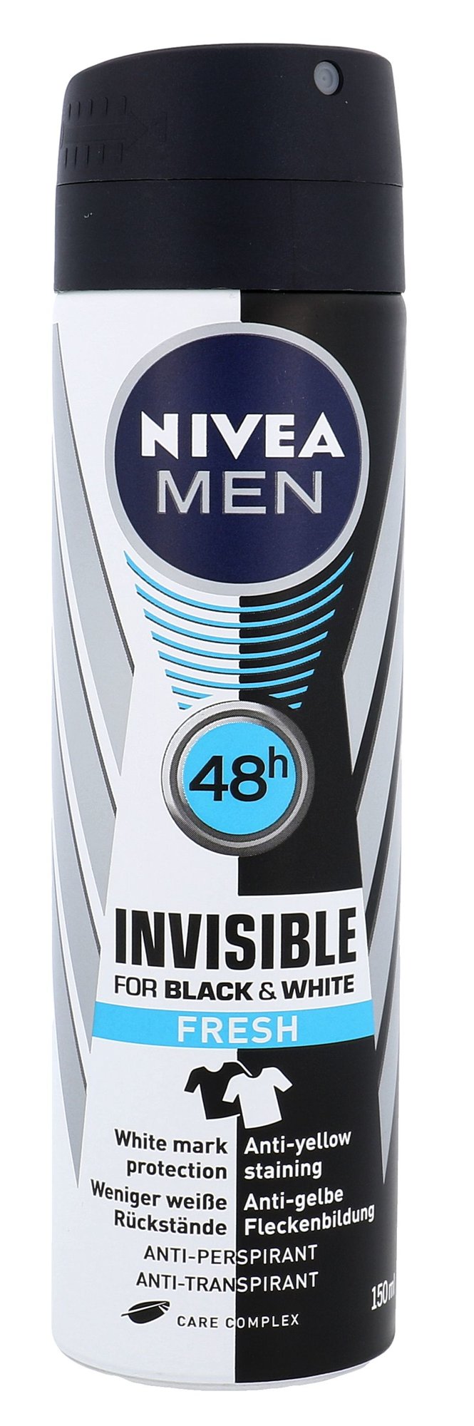 Nivea Men Invisible For Black & White 48h 150ml antipersperantas