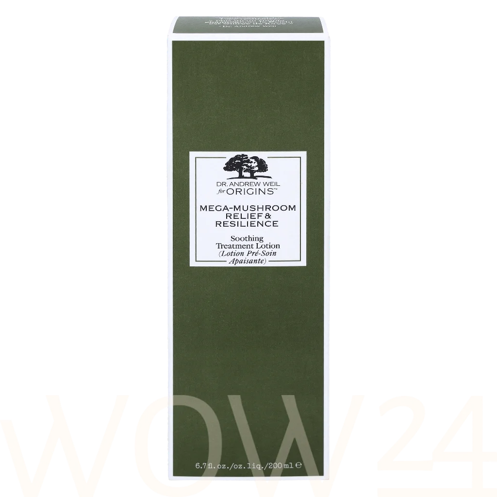 Origins Origins Dr. Weil Mega-Mushroom R&R Soothing Treatment Lotion 200 ml vietinės priežiūros priemonė