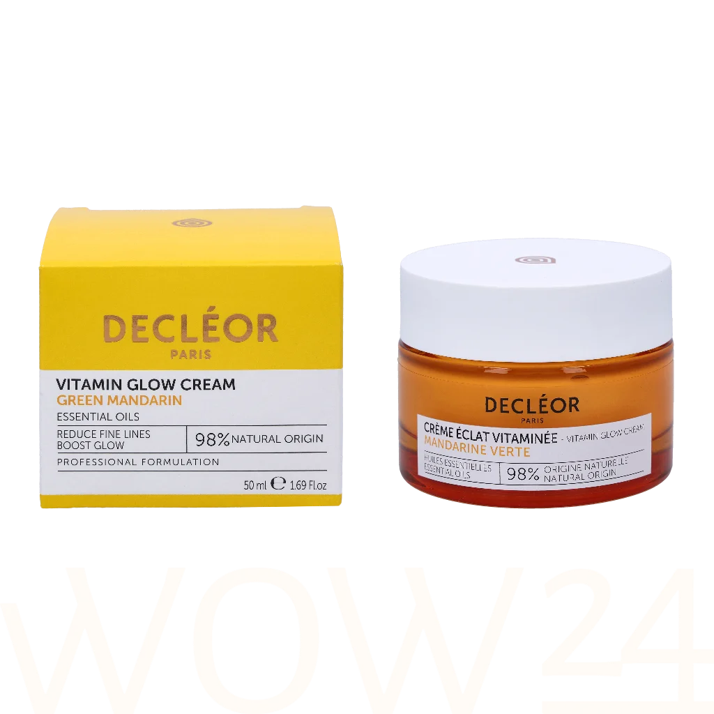 Decleor Decleor Green Mandarin Vitamin Glow Cream 50 ml natūrali veido odos priežiūros priemonė