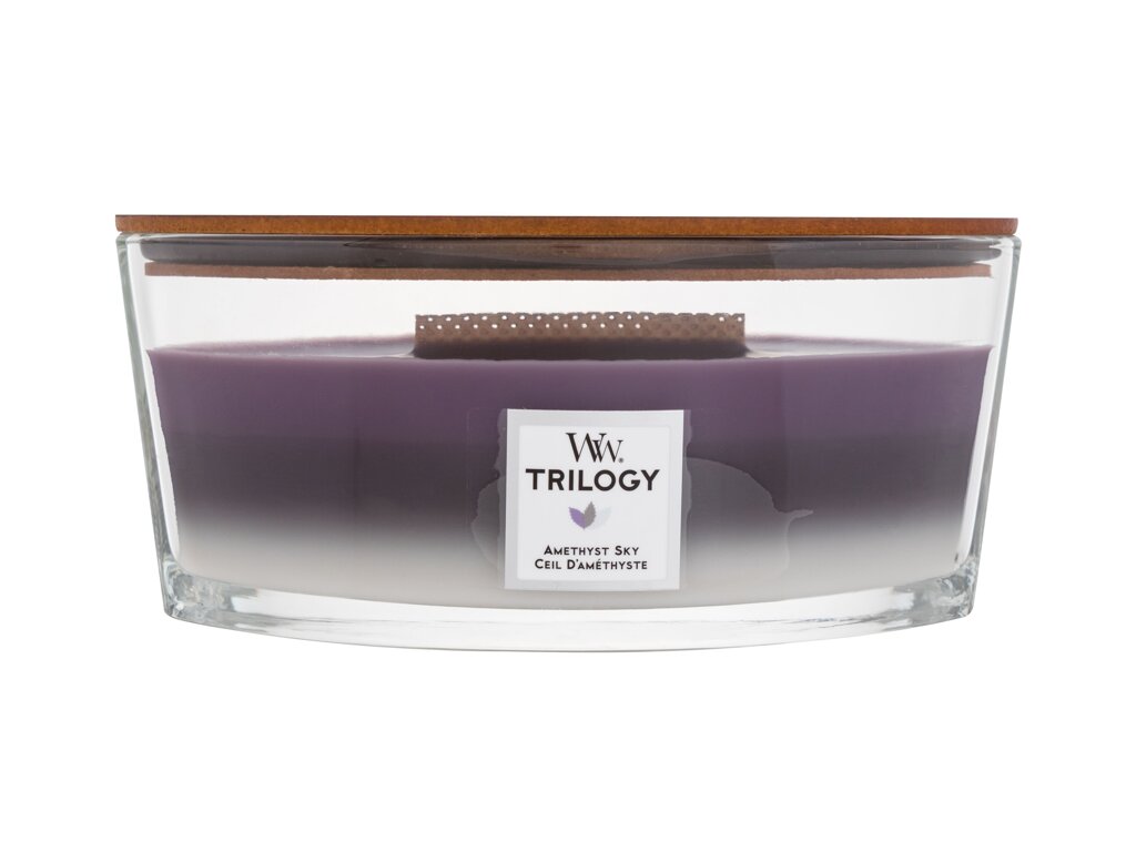 WoodWick Trilogy Amethyst Sky 453,6g Kvepalai Unisex Scented Candle