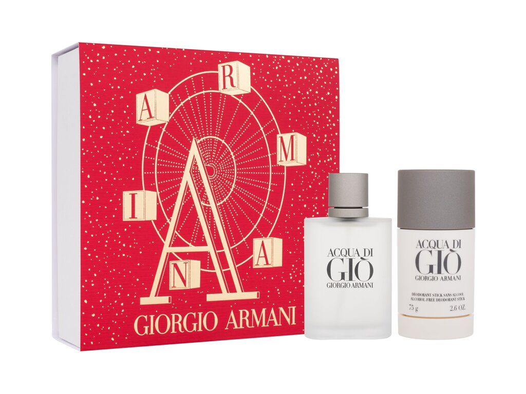 Giorgio Armani Acqua di Gio Pour Homme 50ml Edt 50 ml + Deostick 75 g Kvepalai Vyrams EDT Rinkinys