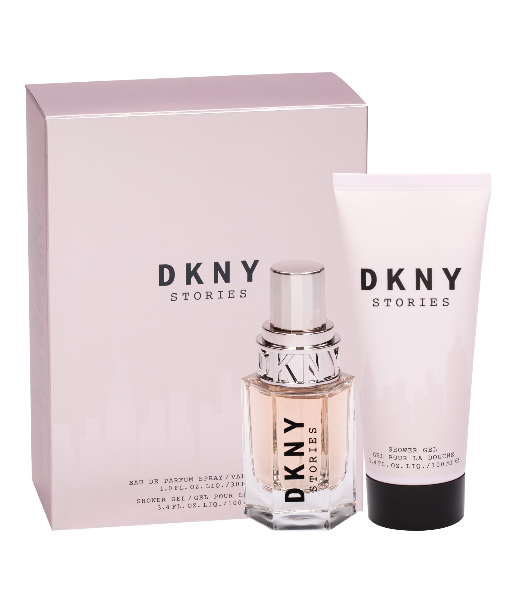 DKNY DKNY Stories 30ml Edp 30 ml + Shower Gel 100 ml Kvepalai Moterims EDP Rinkinys (Pažeista pakuotė)