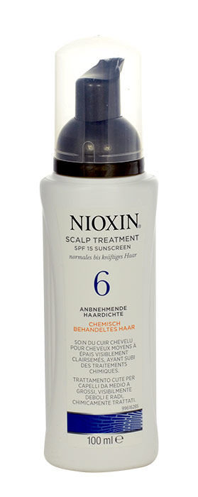 Nioxin System 6 Scalp & Hair Treatment 100ml paliekama priemonė plaukams