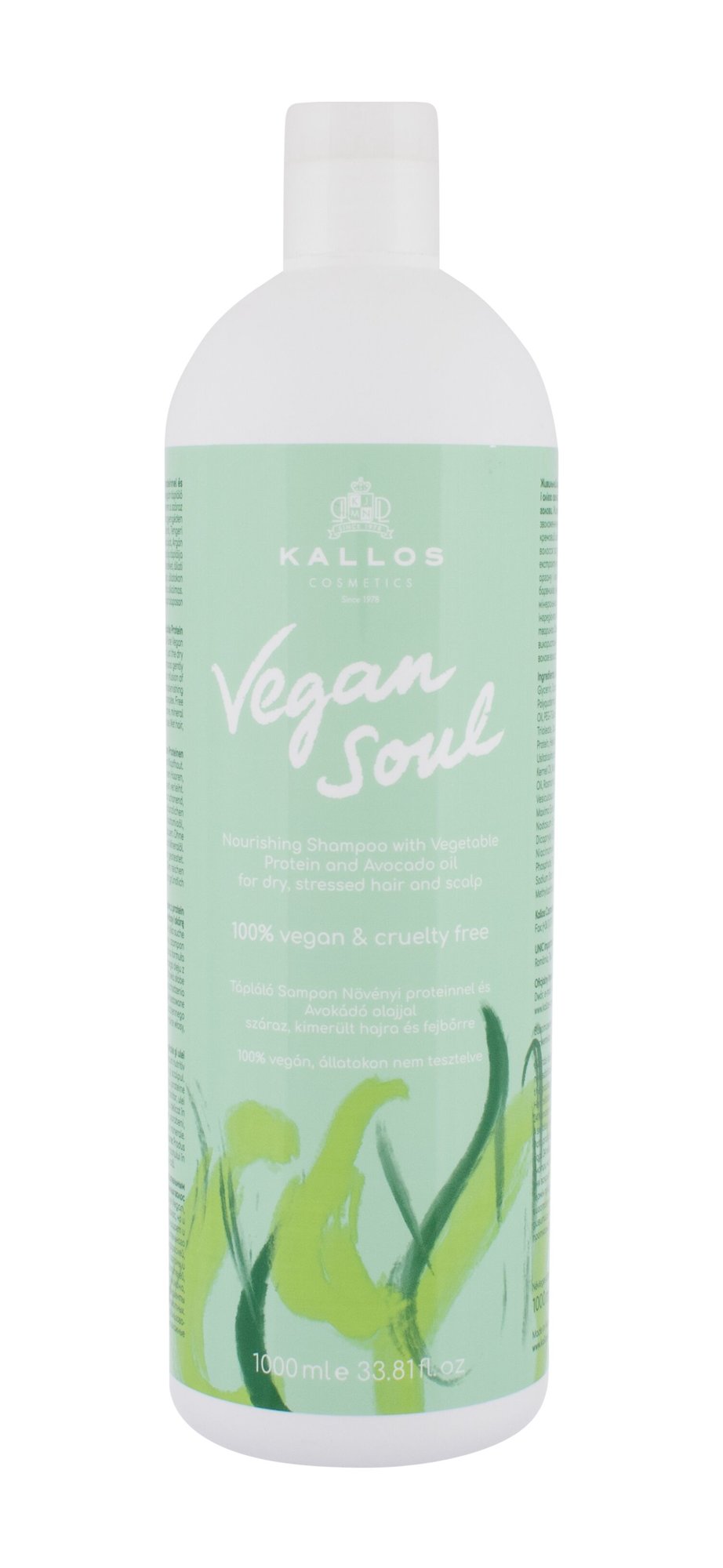 Kallos Cosmetics Vegan Soul Nourishing šampūnas