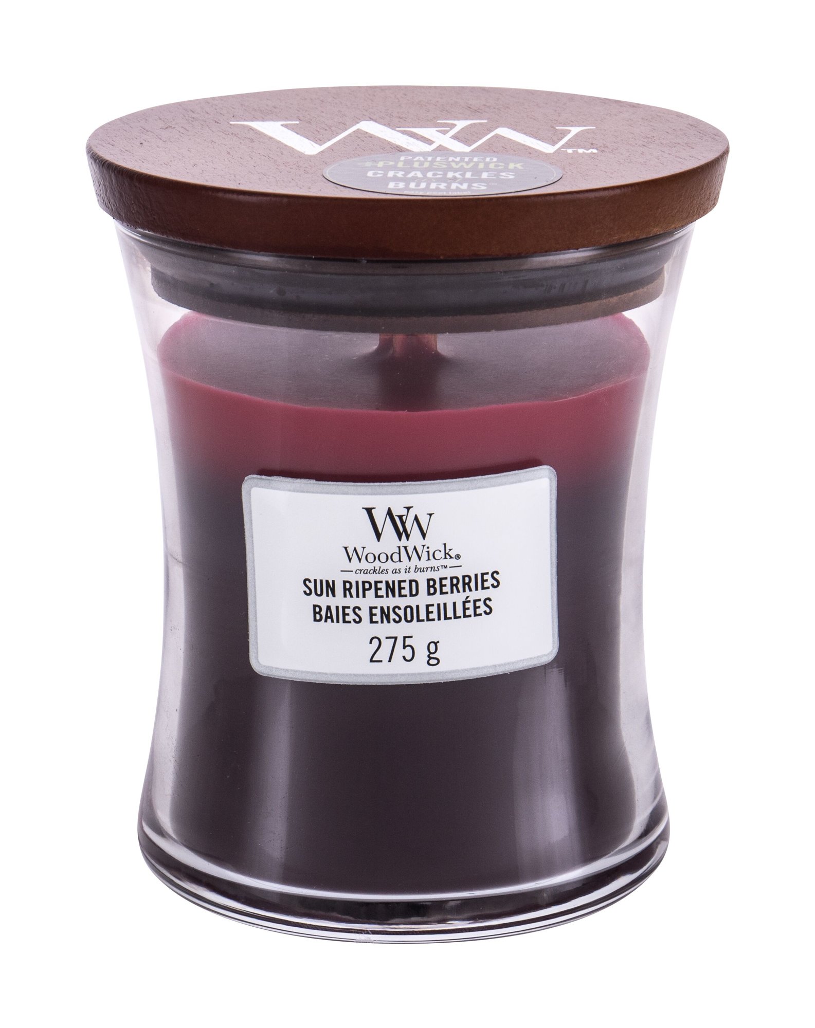 WoodWick Trilogy Sun Ripened Berries 275g Kvepalai Unisex Scented Candle (Pažeista pakuotė)