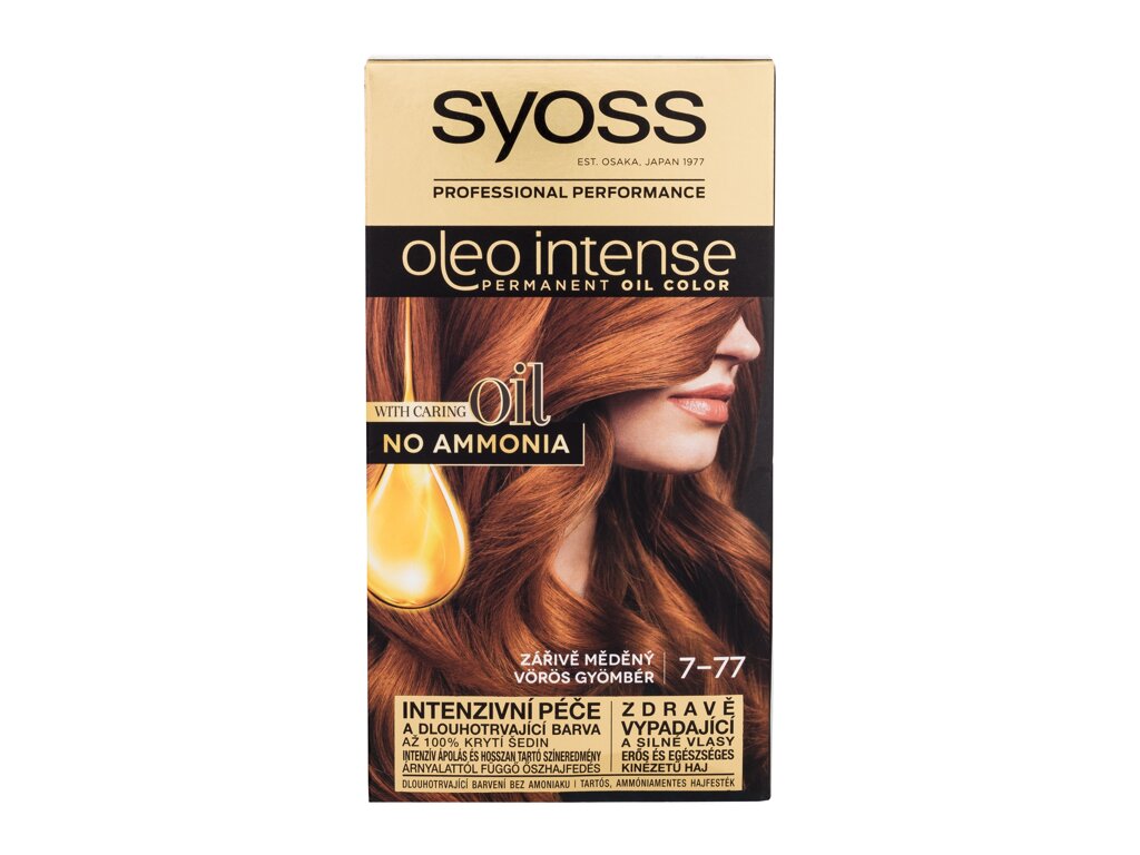 Syoss Oleo Intense Permanent Oil Color 50ml moteriška plaukų priemonė