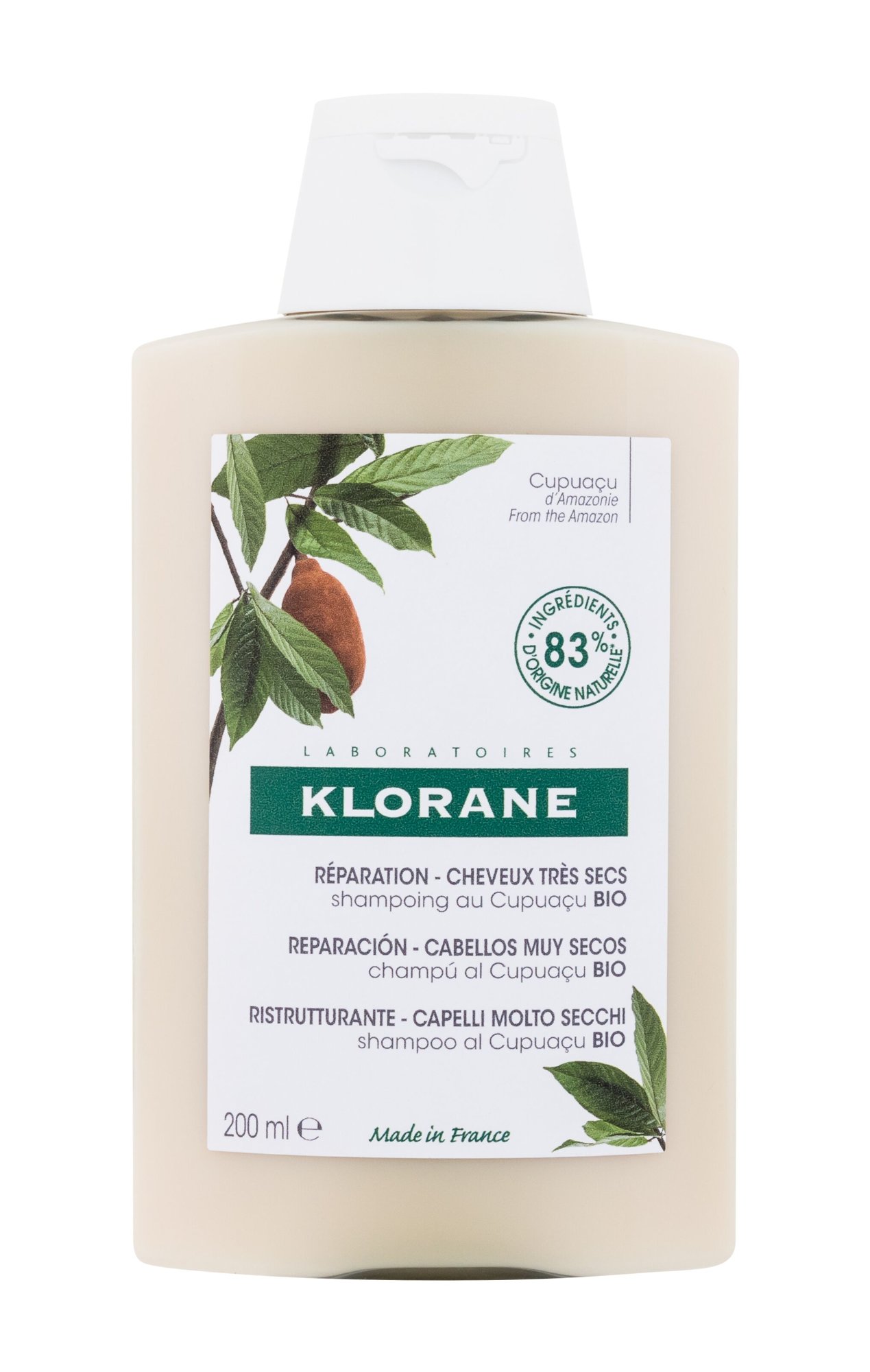 Klorane Organic Cupua&ccedil;u Repairing &scaron;ampūnas