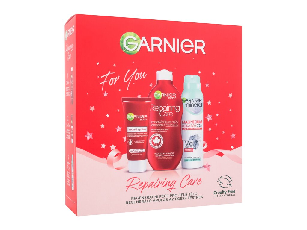 Garnier Repairing Care Gift Set kūno losjonas