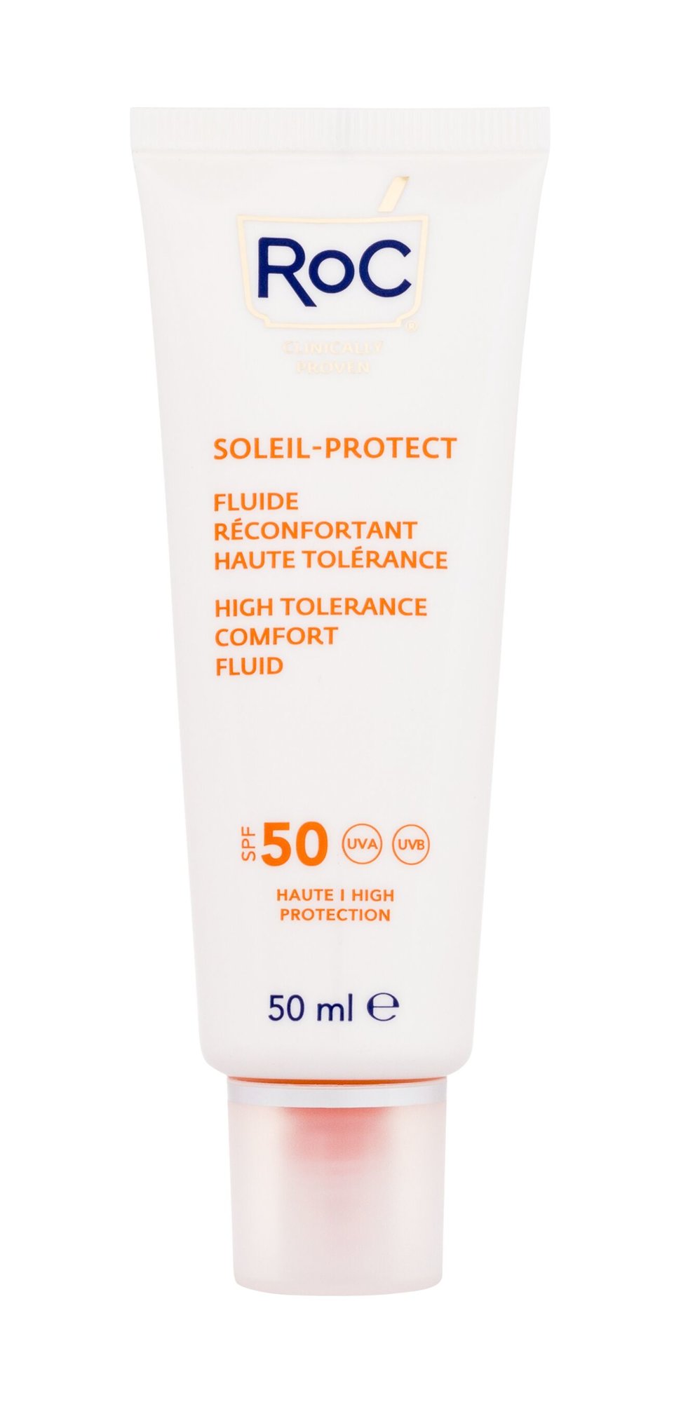 RoC Soleil-Protect High Tolerance Comfort Fluid 50ml veido apsauga (Pažeista pakuotė)