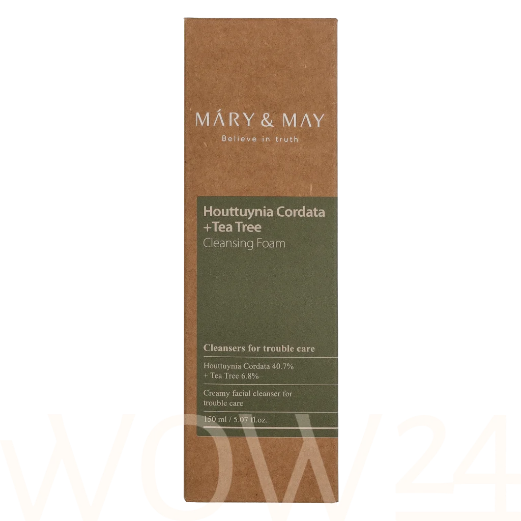 Mary & May Mary & May Houttuynia Cordata +Tea Tree Cleansing Foam Veido prausiklis Moterims