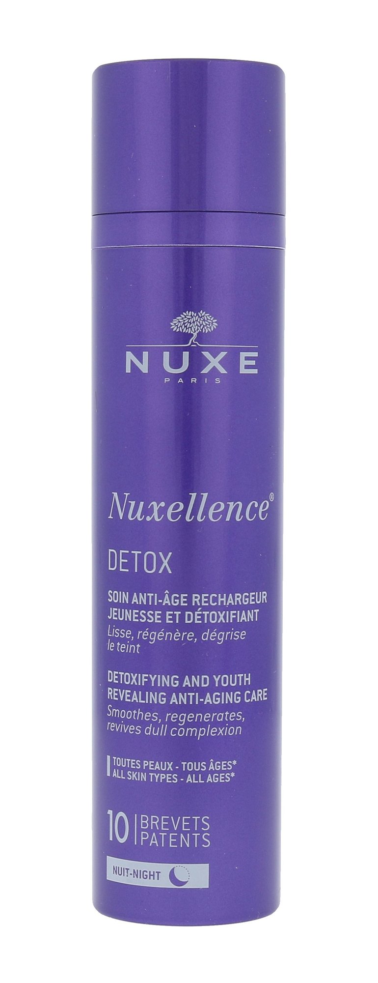 Nuxe Nuxellence Detox Anti-Aging Night Care 50ml naktinis kremas