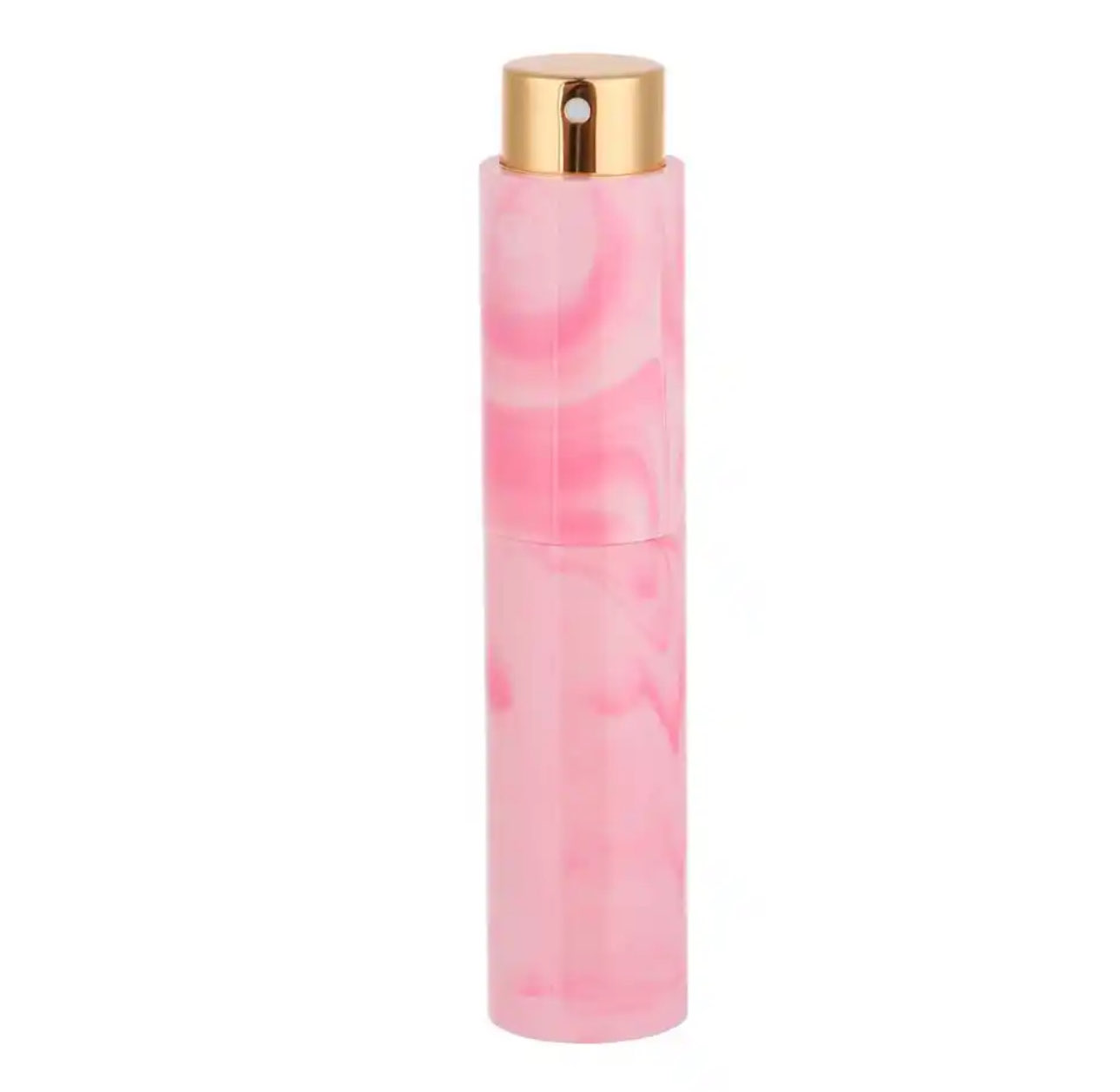  Marble kelioninis pildomas kvepalų buteliukas (atomaizeris) rožinis
