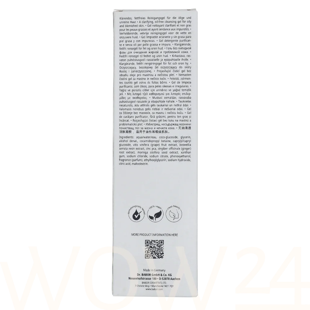 Babor Babor Cleansing 2 in 1 Gel & Tonic Cleanser 200 ml natūrali veido odos priežiūros priemonė