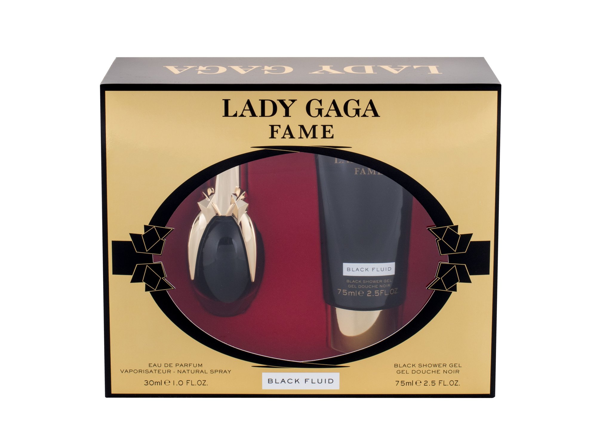 Lady Gaga Lady Gaga Fame 30ml Edp 30ml + 75ml shower gel Kvepalai Moterims EDP Rinkinys Edp 30ml + 75ml Shower Gel (Pažeista pakuotė)