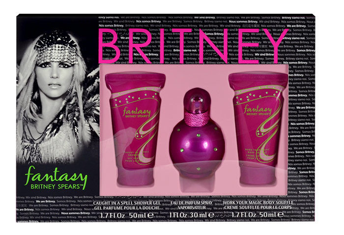 Britney Spears Fantasy 30ml Edp 30ml + 50ml shower gel + 50ml body cream Kvepalai Moterims EDP Rinkinys (Pažeista pakuotė)