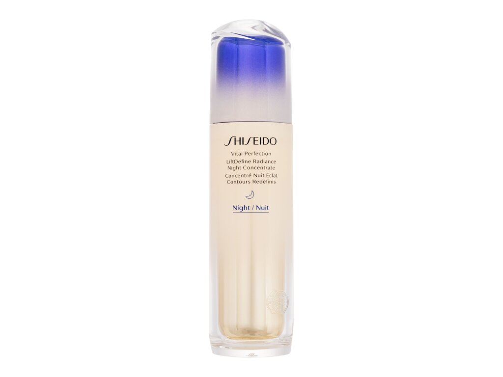 Shiseido Vital Perfection LiftDefine Radiance Night Concentrate Odos serumas 80 ml Damaged box