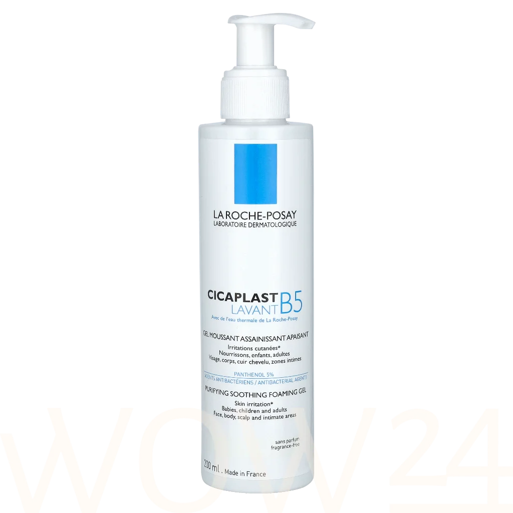 LRP Cicaplast Lavant B5 Purifying Soothing Foaming Gel 200 ml veido gelis