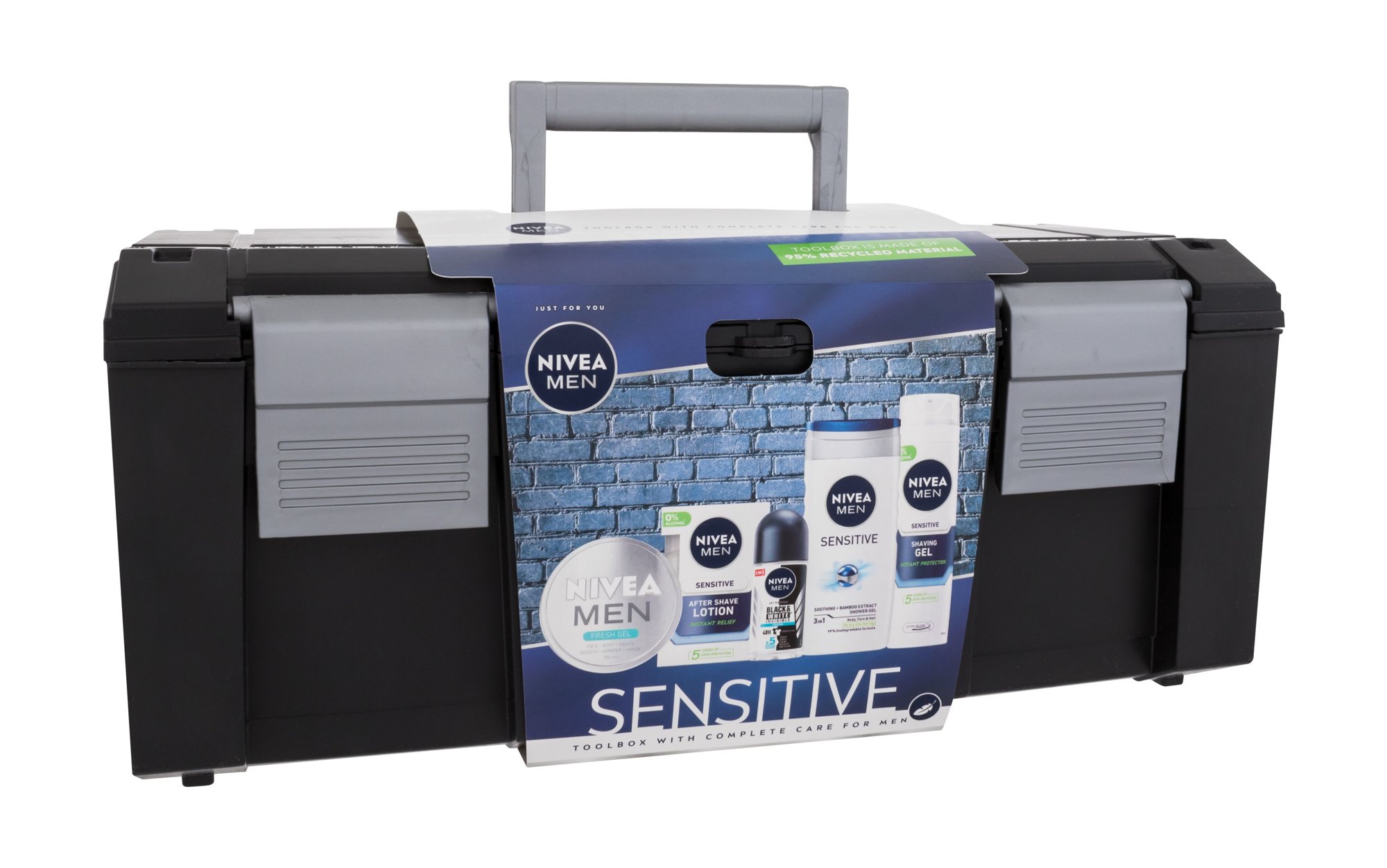 Nivea Men Sensitive Toolbox With Complete Care For Men vanduo po skutimosi