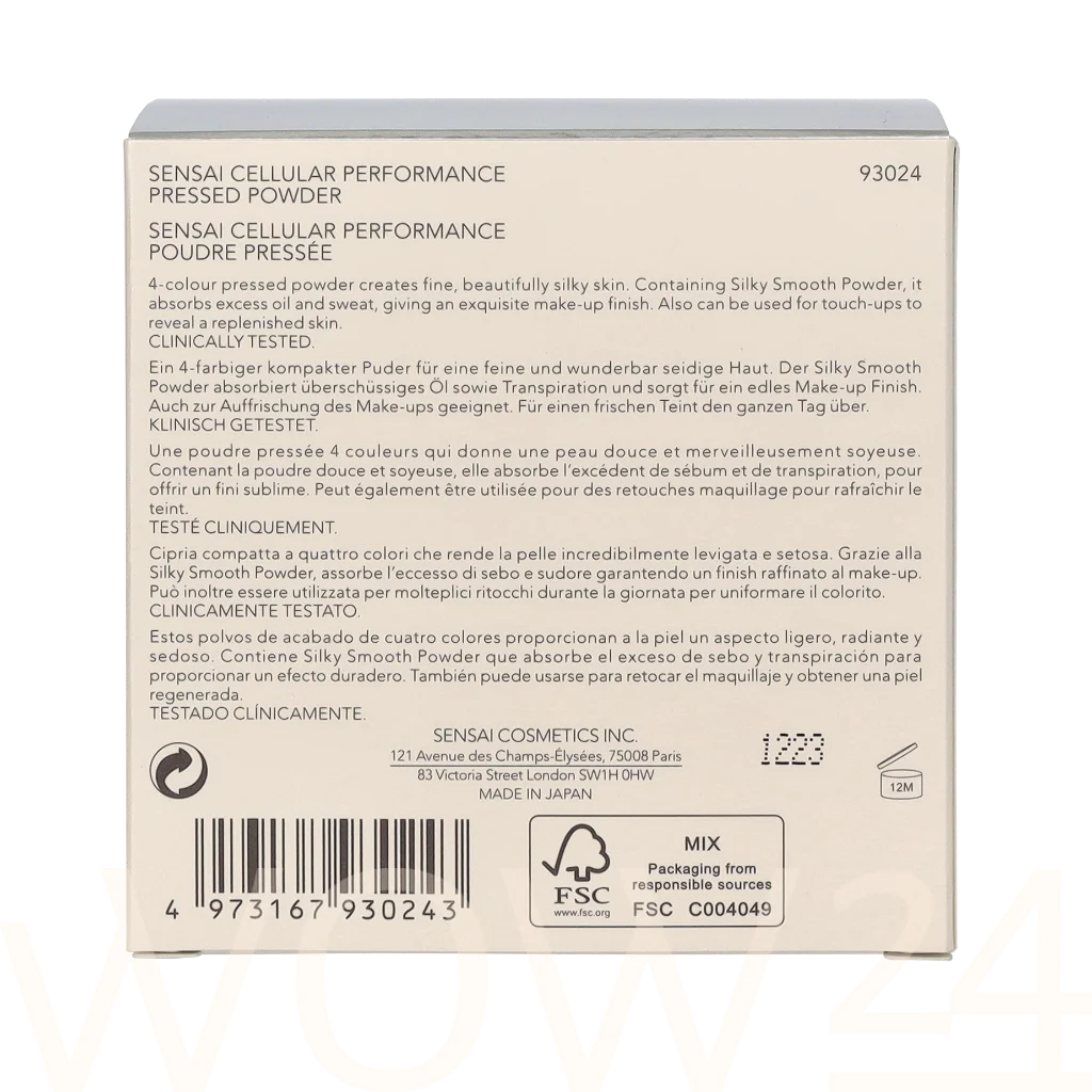 Sensai Sensai Anti-Ageing Found. Pressed Powder 8 g makiažo pagrindas