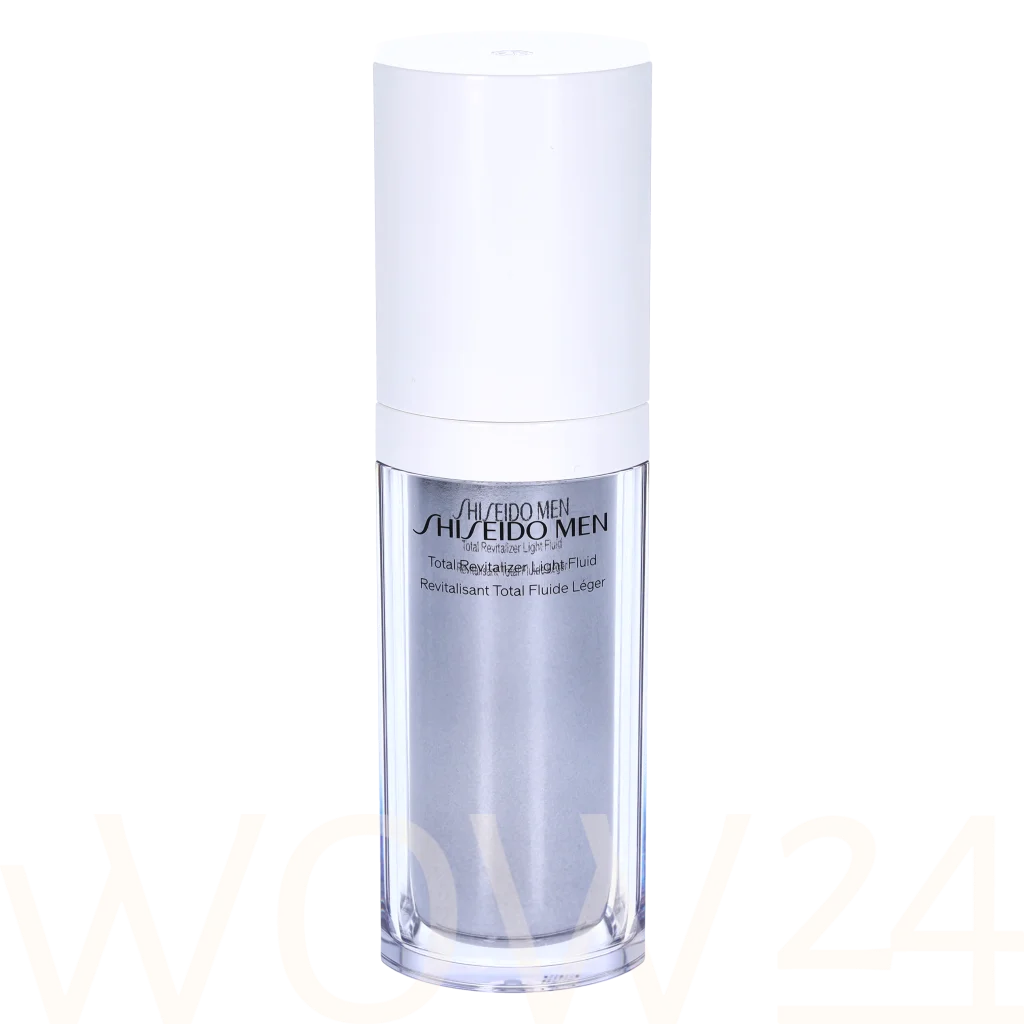 Shiseido Shiseido Men Total Age Defense Revitalizer Light Fluid 70 ml natūrali veido odos priežiūros priemonė