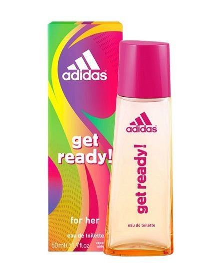 Adidas Get Ready! 50ml Kvepalai Moterims EDT (Pažeista pakuotė)
