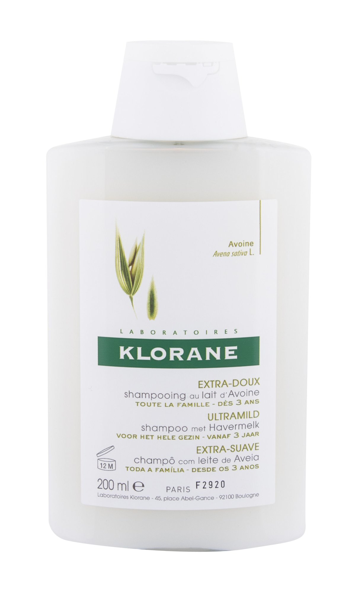 Klorane Oat Milk Ultra-Gentle &scaron;ampūnas
