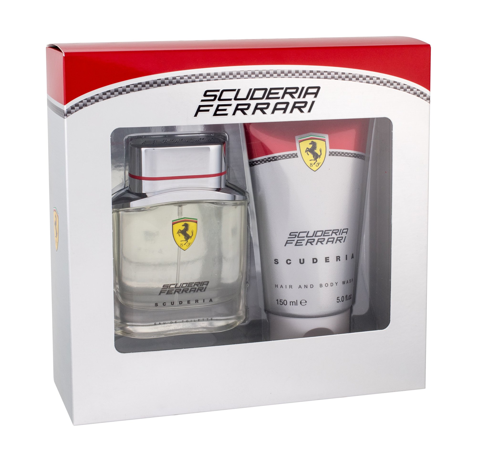 Ferrari Scuderia Ferrari 75ml Edt 75 ml + Shower Gel 150 ml Kvepalai Vyrams EDT Rinkinys (Pažeista pakuotė)