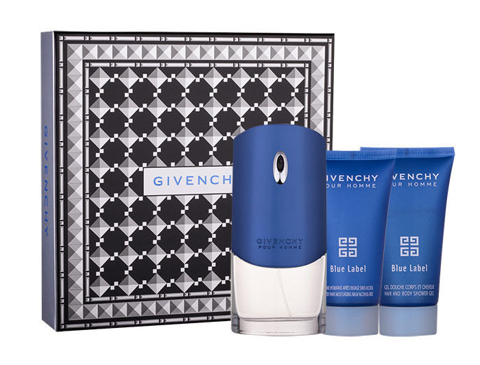 Givenchy Blue Label 100ml Edt 100ml + 50ml Shower gel + 50ml After shave balm Kvepalai Vyrams EDT Rinkinys