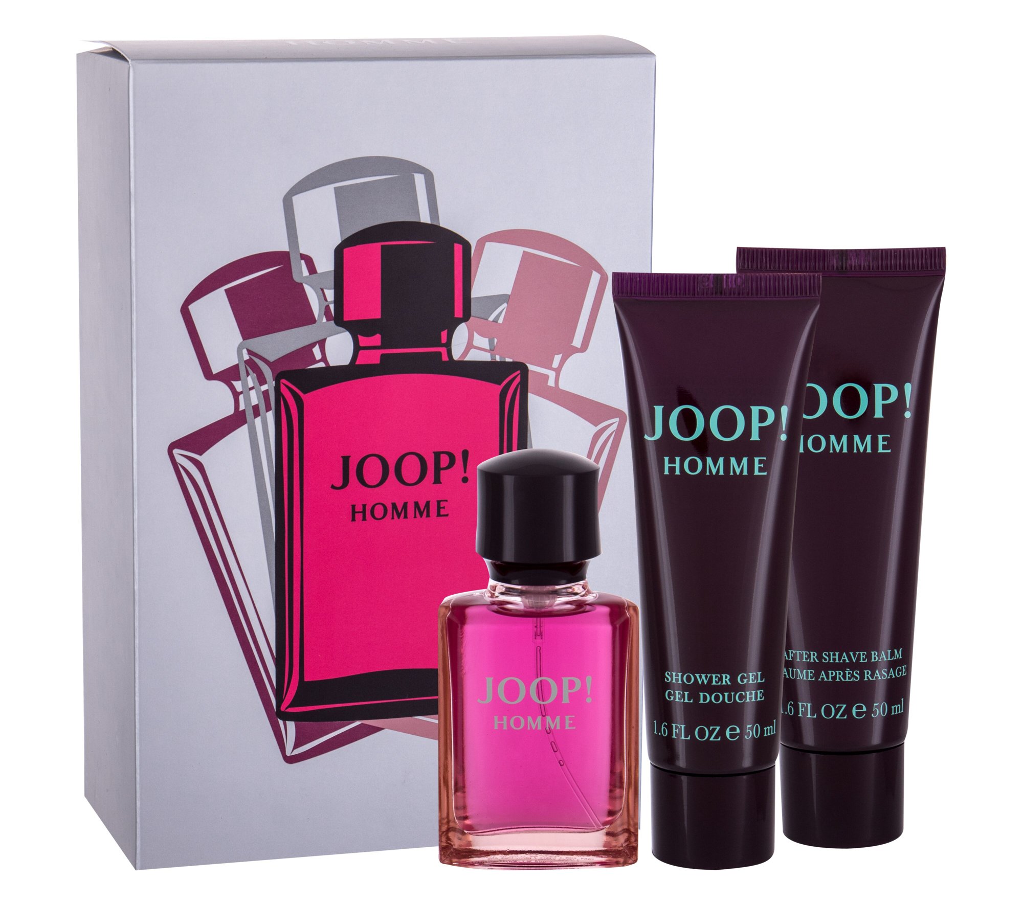 JOOP! Homme 30ml Edt 30 ml + Shower Gel 50 ml + Aftershave Balm 50 ml Kvepalai Vyrams EDT Rinkinys (Pažeista pakuotė)