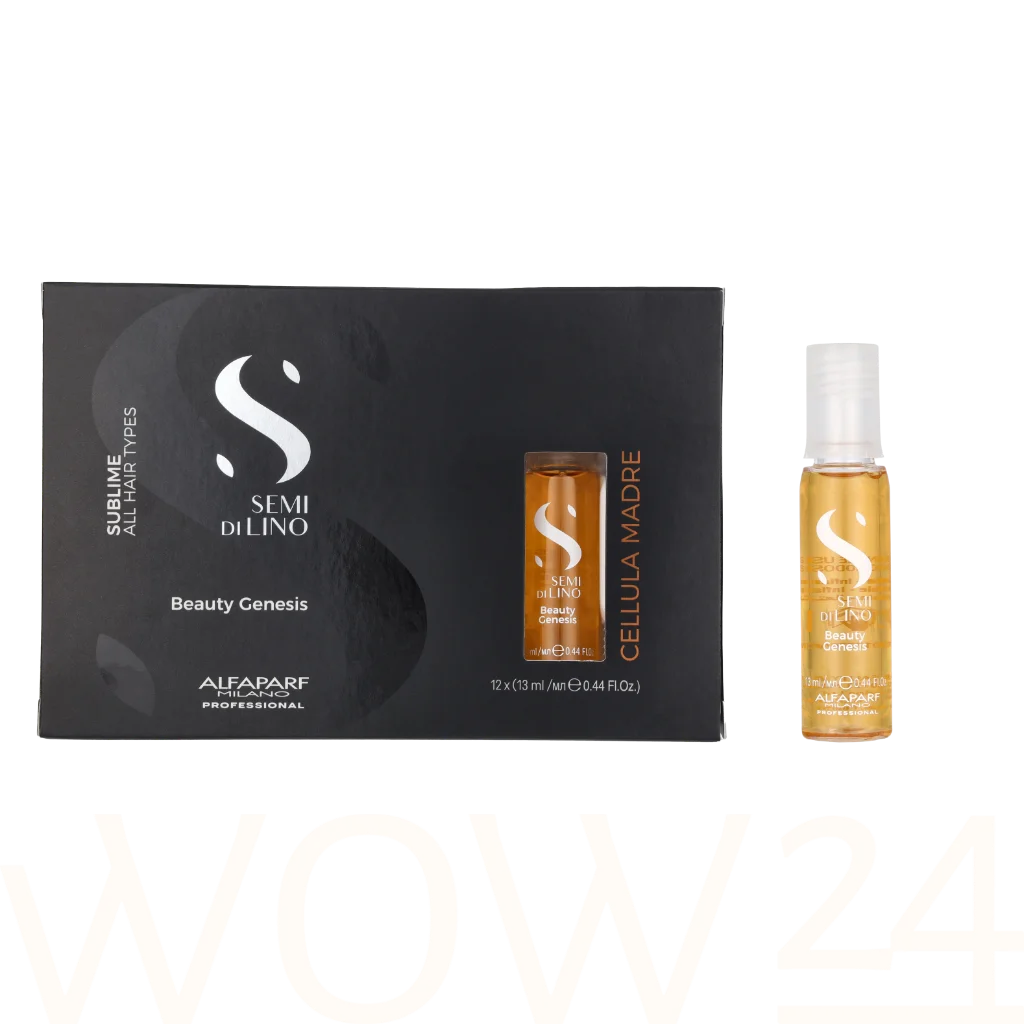 Alfaparf Alfaparf Semi Di Lino Cellula Madre Beauty Genesis Set 156 ml atstatomoji plaukų priežiūros priemonė