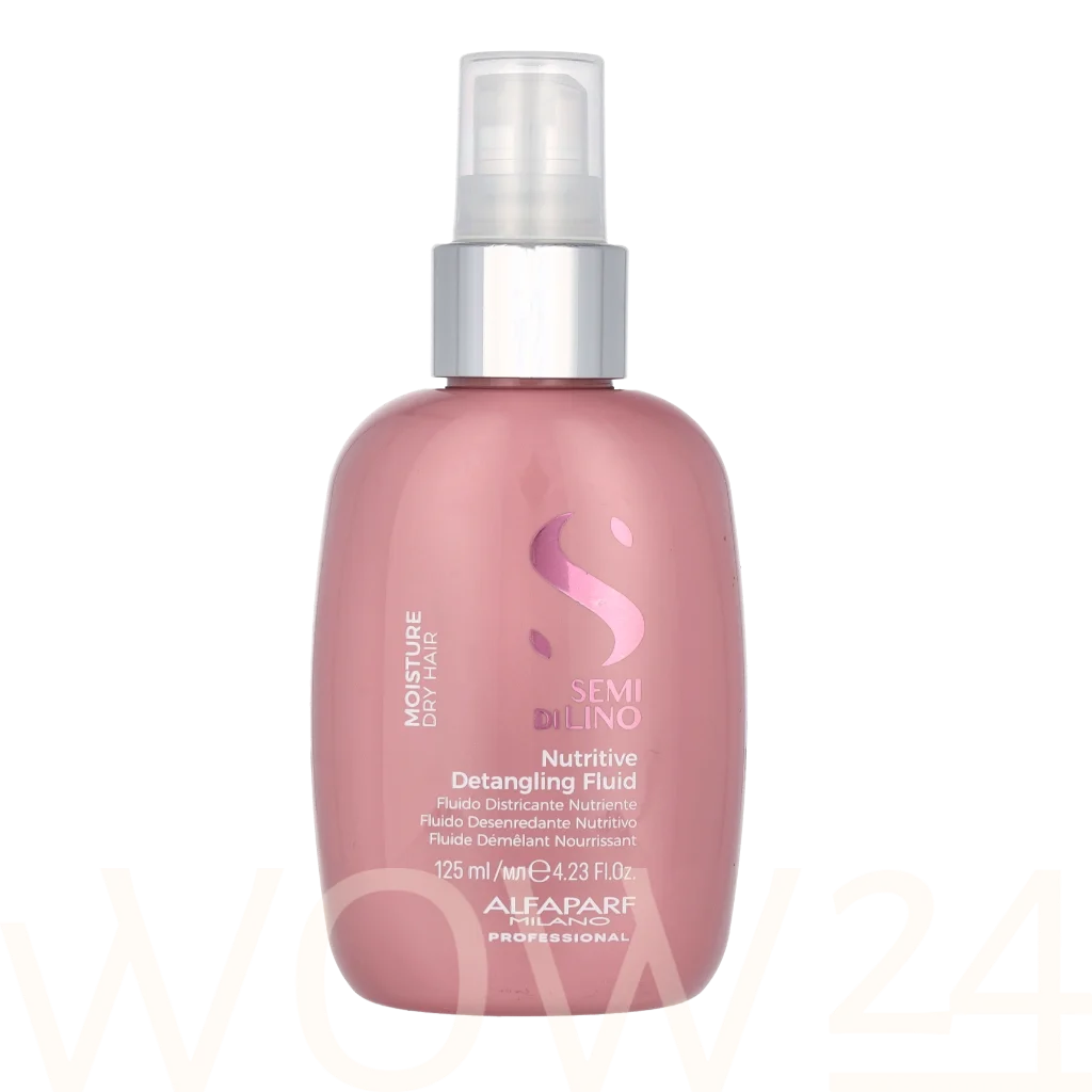 Alfaparf Milano Semi Di Lino Moisture Nutritive Detangling Fluid Plaukų i&scaron;&scaron;ukavimą lengvinanti priemonė Moterims