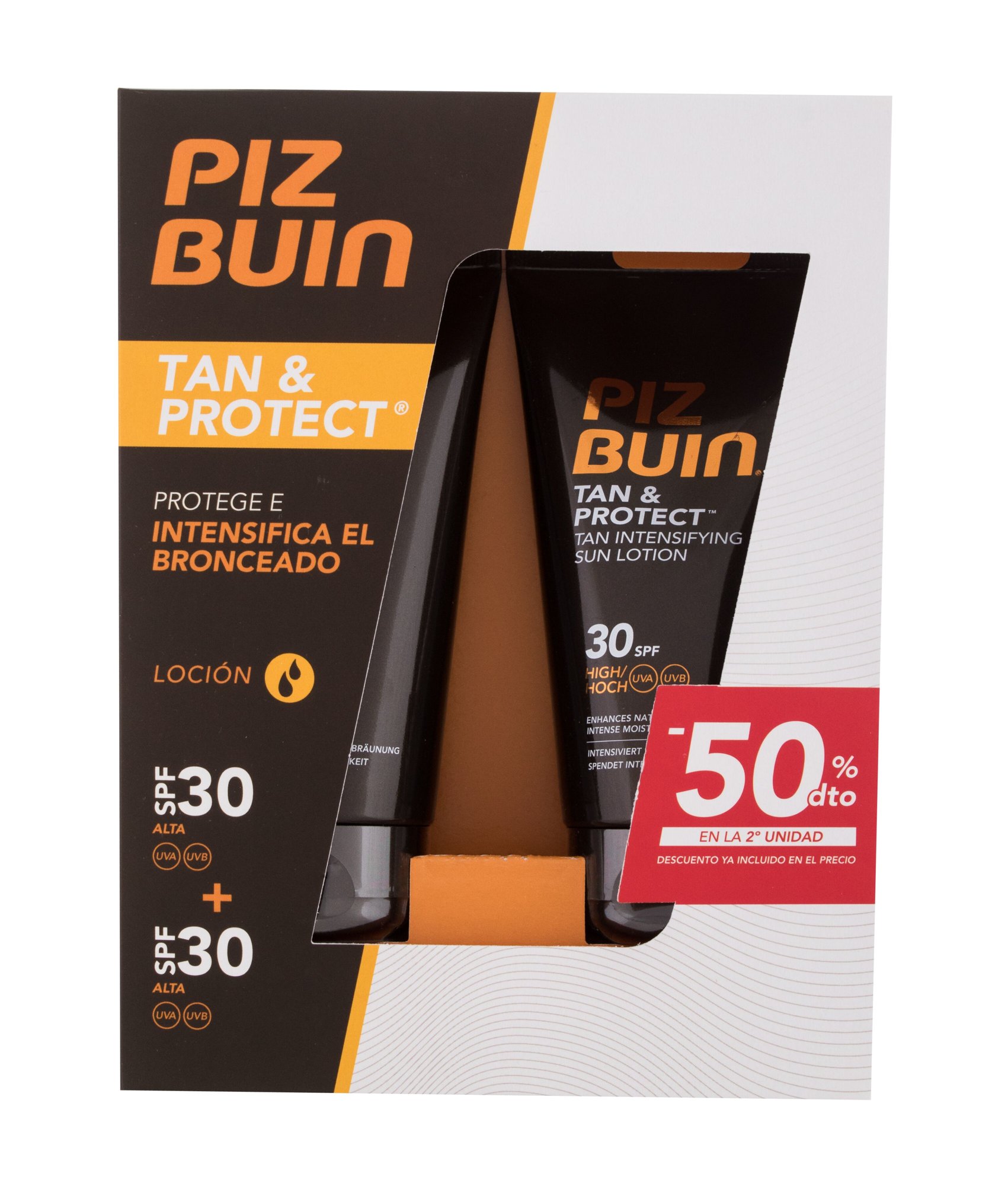 Piz Buin Tan & Protect Tan Intensifying Sun Lotion 150ml Tan & Protect Sun Lotion SPF30 2 x 150 ml įdegio losjonas Rinkinys