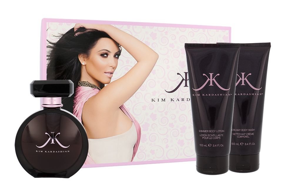 Kim Kardashian Kim Kardashian 100ml Edp 100 ml + Body lotion 100 ml + Shower gel 100 ml Kvepalai Moterims EDP Rinkinys