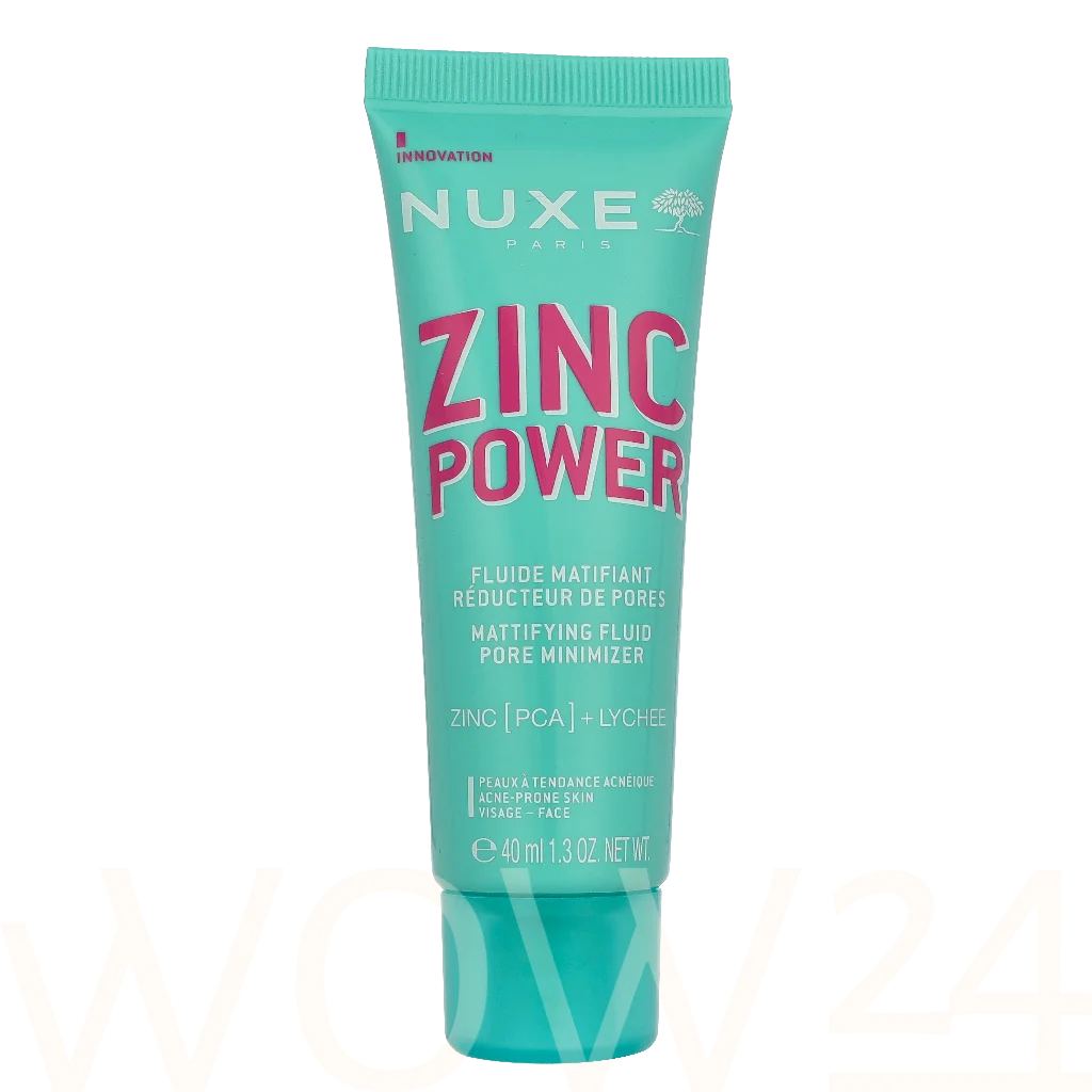 Nuxe Zinc Power Mattifying Fluid Pore Minimizer Dieninis kremas Dieninis veido kremas Unisex