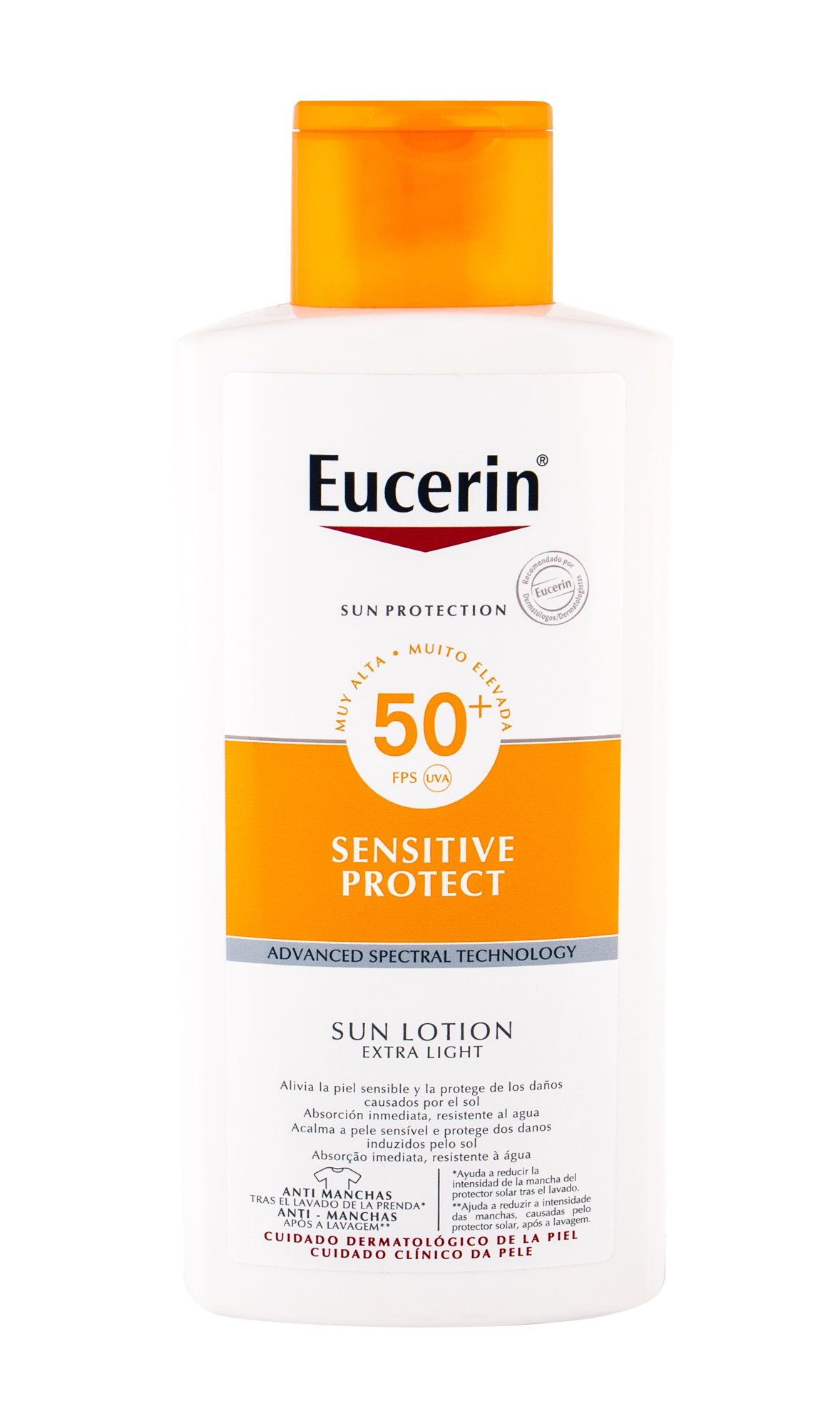 Eucerin Sun Sensitive Protect Sun Lotion 400ml įdegio losjonas