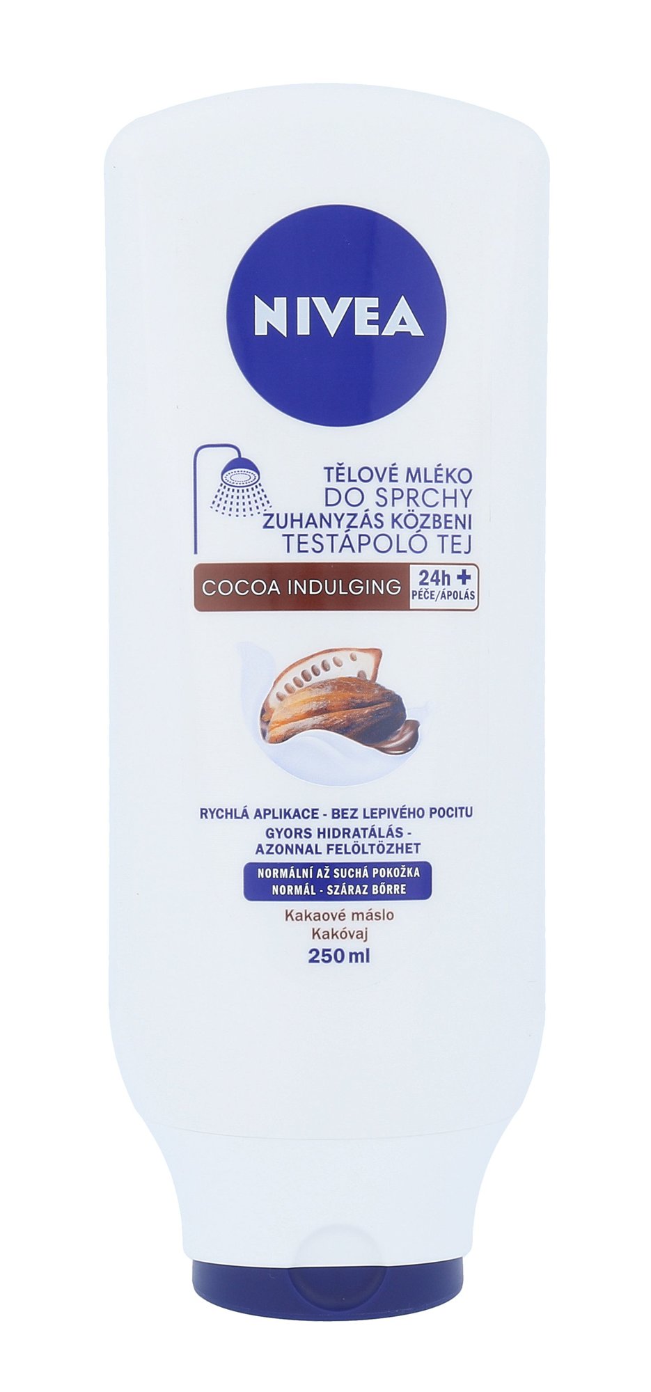 Nivea Shower Milk Cocoa & Milk kūno pienelis dušui
