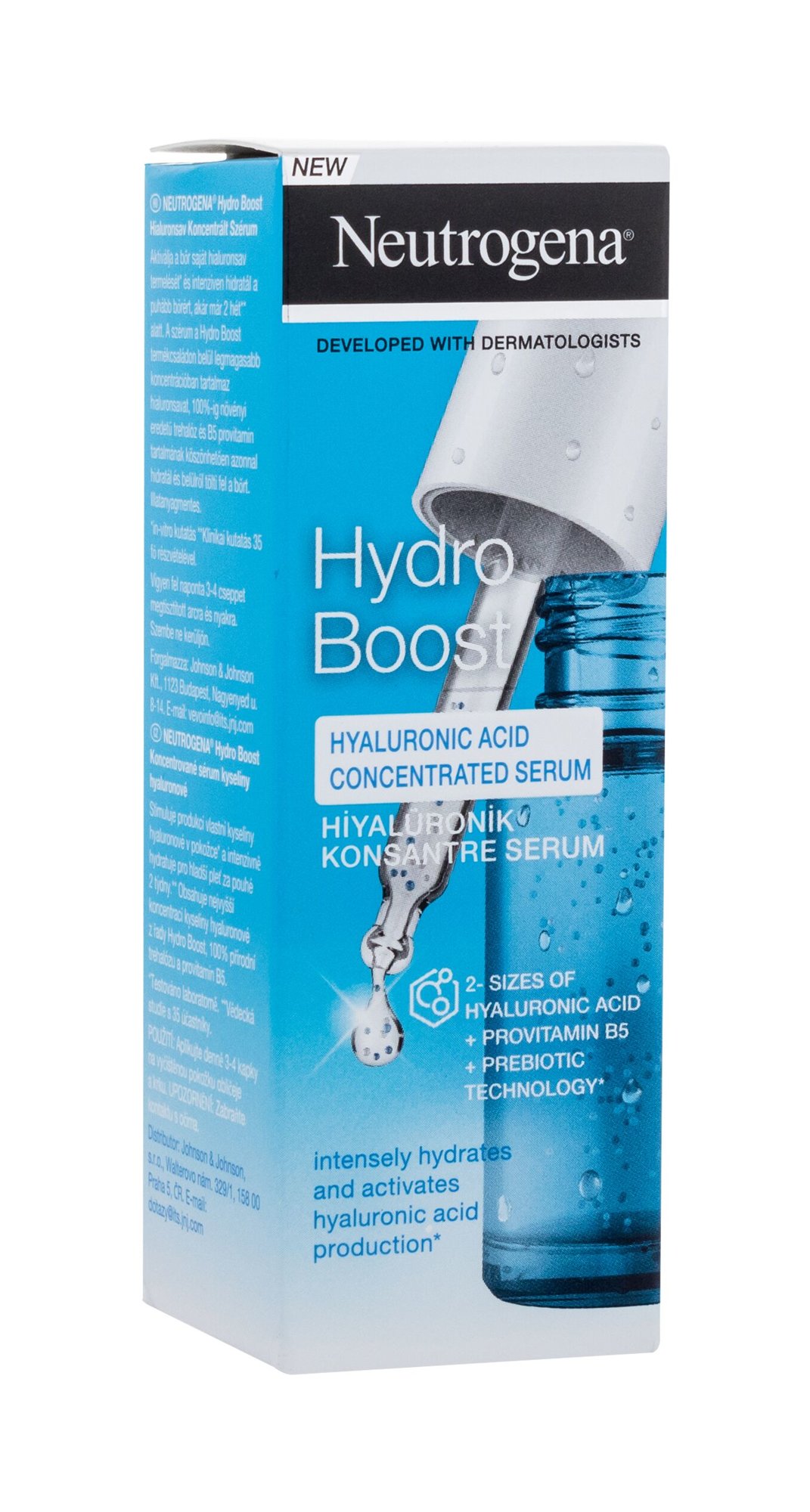 Neutrogena Hydro Boost Hyaluronic Acid Concentrated Serum Veido serumas