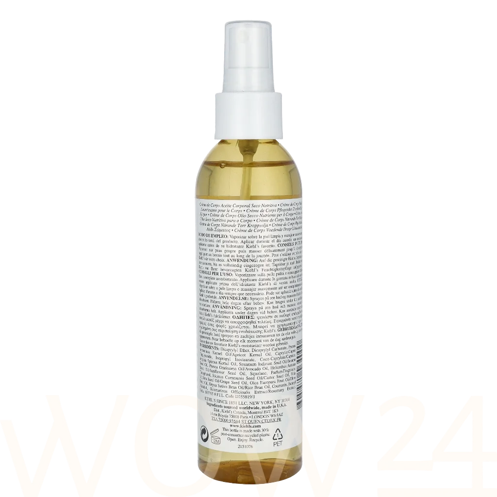 Kiehl's Kiehl's Creme De Corps Nourishing Dry Body Oil 175 ml kūno aliejus