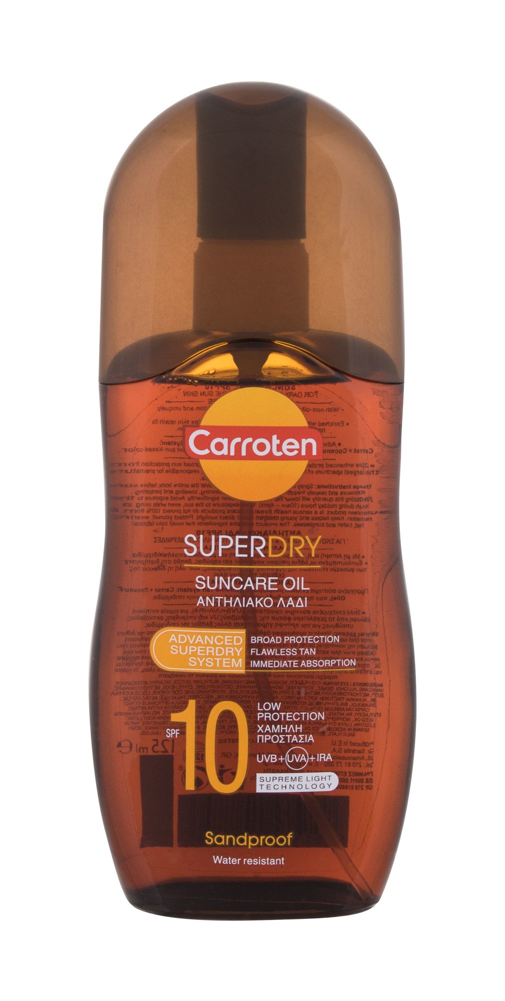 Carroten Superdry Suncare Oil įdegio losjonas
