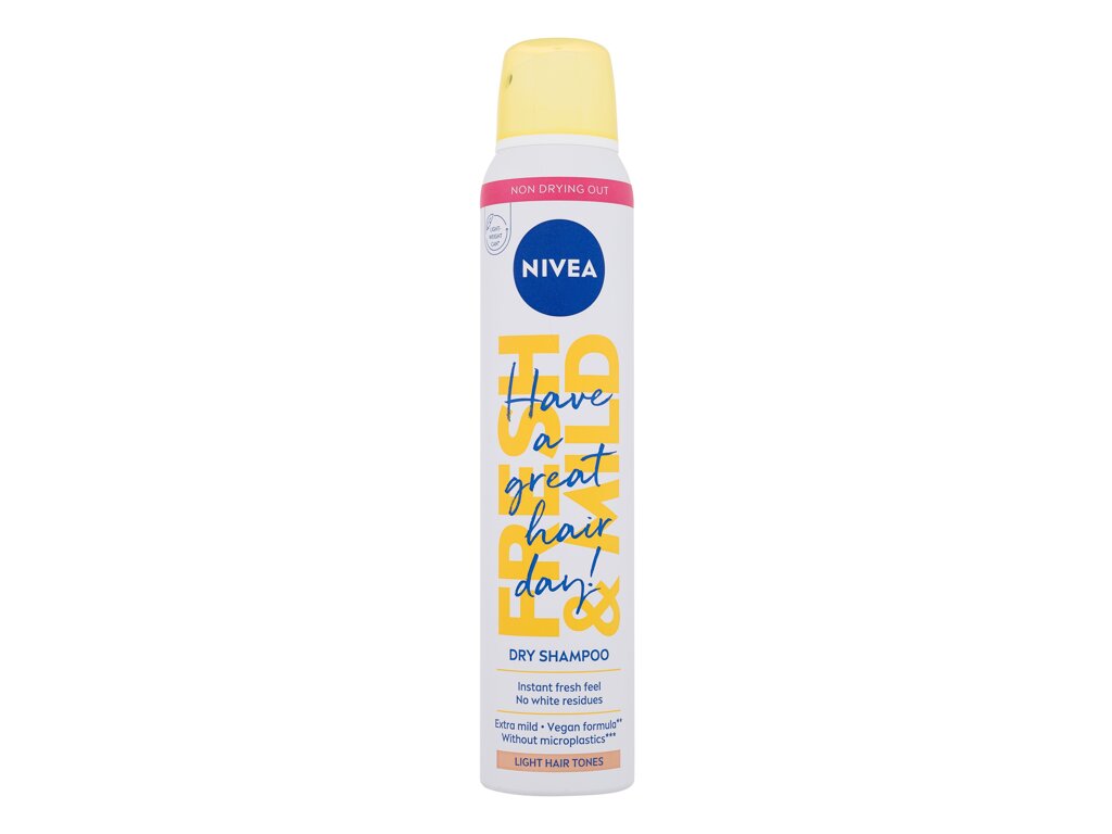 Nivea Fresh & Mild Light Hair Tones Dry Shampoo sausas &scaron;ampūnas