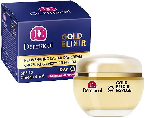 Dermacol Gold Elixir 50ml dieninis kremas (Pažeista pakuotė)