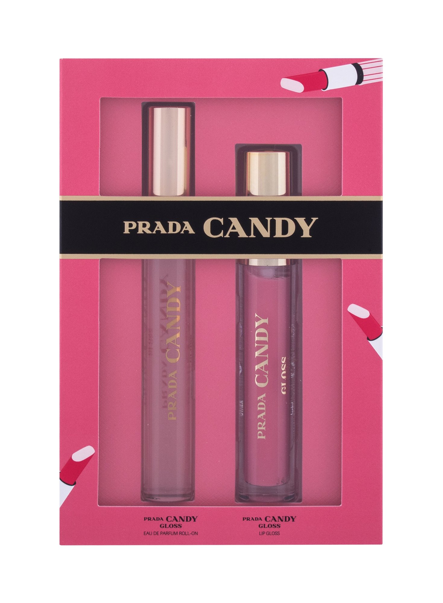 Prada Candy Gloss 10ml Edp 10 ml + Lip Shine 3 ml Kvepalai Moterims EDP Rinkinys (Pažeista pakuotė)