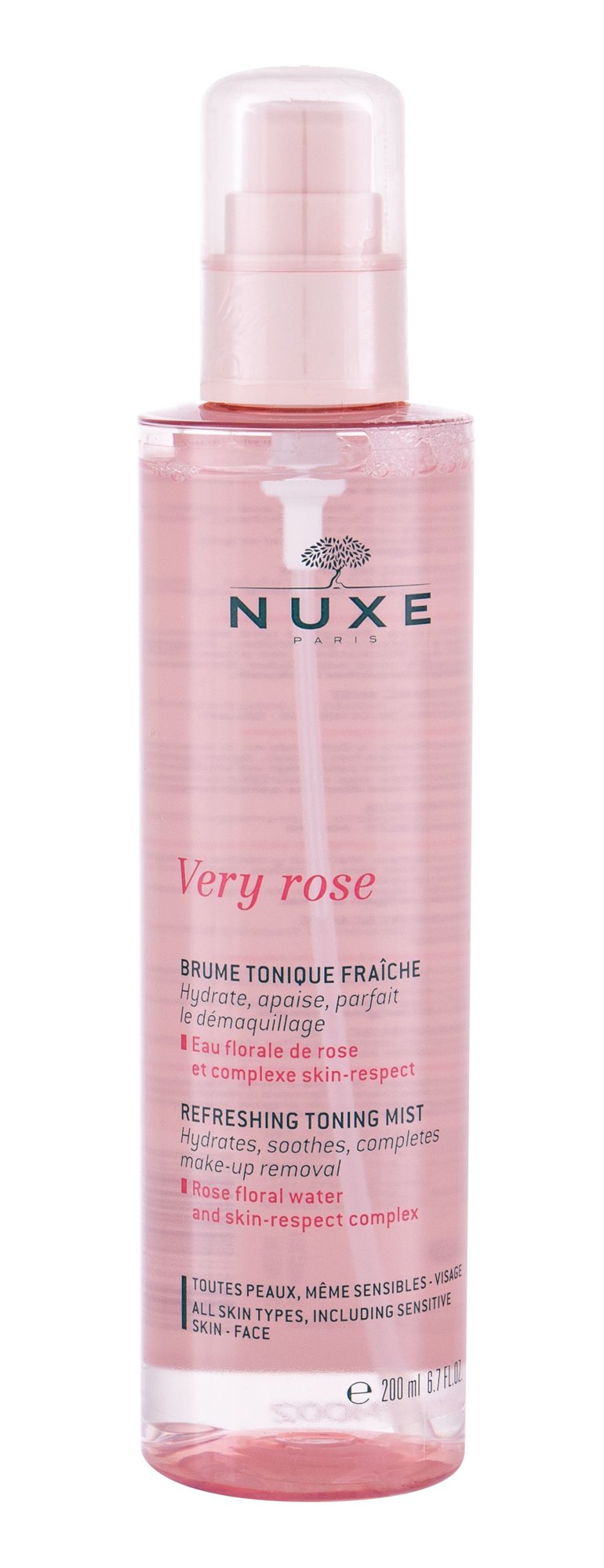Nuxe Very Rose Refreshing Toning 200ml veido losjonas