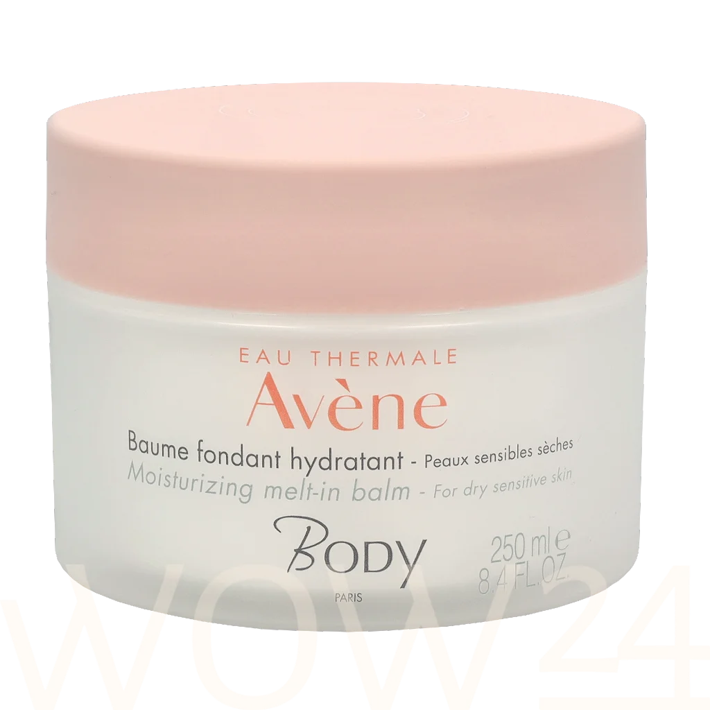 Avene Moisturizing Melt-In Balm 250 ml natūrali veido odos priežiūros priemonė