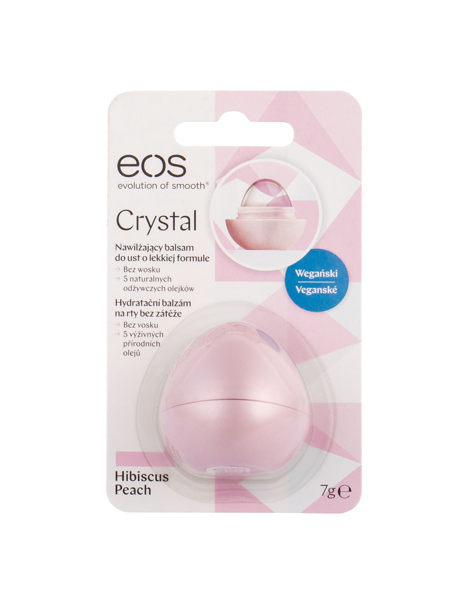 EOS Crystal 7g lūpų balzamas